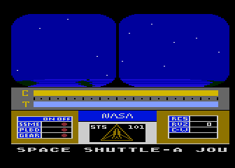 Space Shuttle screenshot 2 for Atari 5200